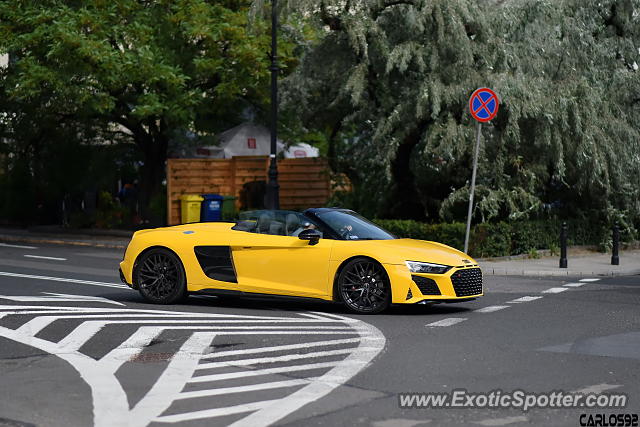 Audi R8 spotted in Warsaw, Poland