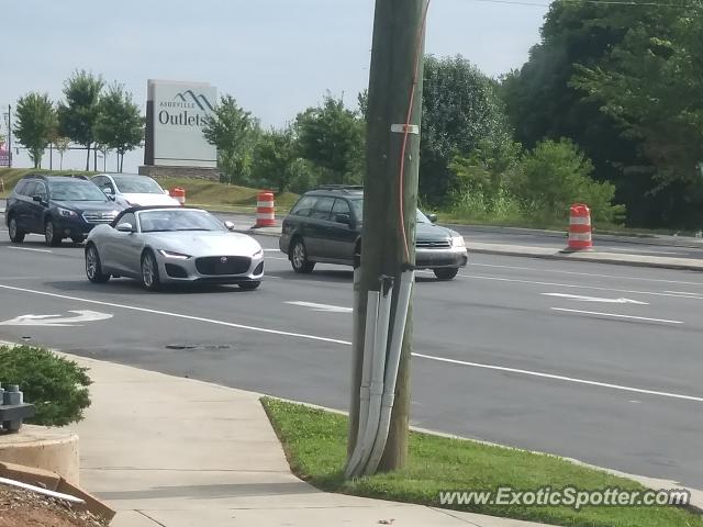 Jaguar F-Type spotted in Asheville, North Carolina