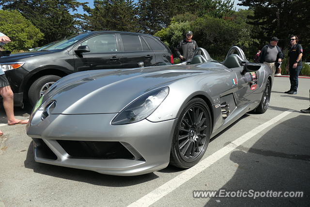 Mercedes SLR spotted in Pebble Beach, California