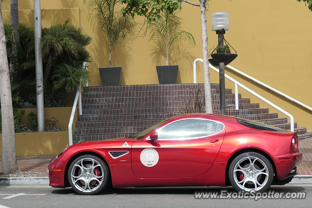 Alfa Romeo 8C spotted in Monterey, California