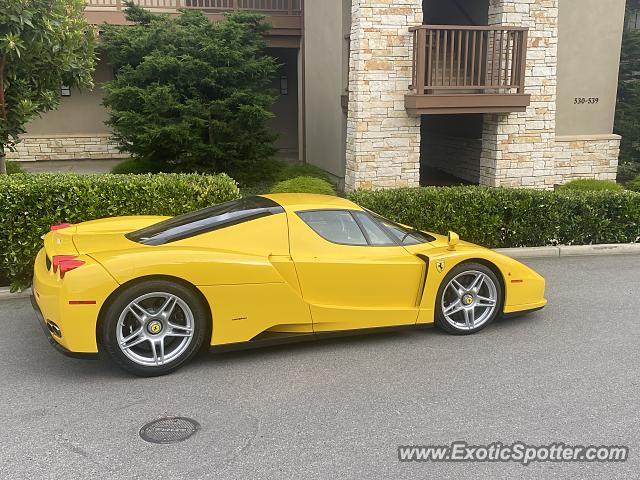 Ferrari Enzo spotted in Pebble Beach, California