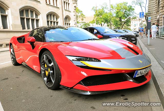 Ferrari SF90 Stradale spotted in Zürich, Switzerland