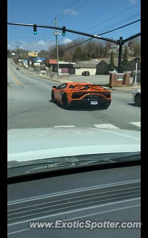Lamborghini Aventador spotted in Asheville, North Carolina