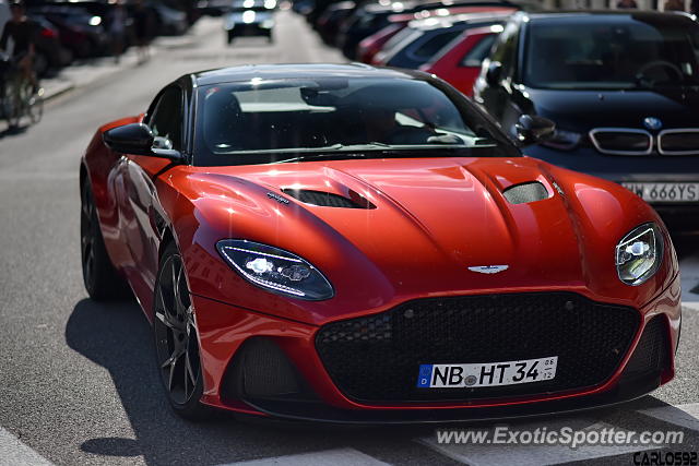 Aston Martin DBS spotted in Warsaw, Poland