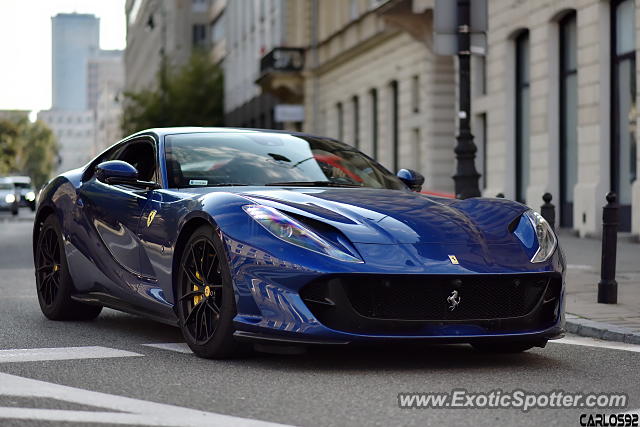 Ferrari 812 Superfast spotted in Warsaw, Poland