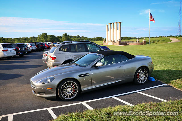 Aston Martin DB9 spotted in Terre Haute, Indiana