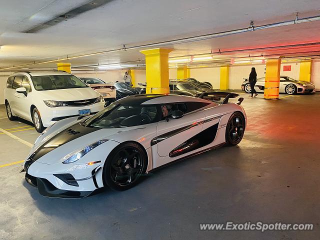 Koenigsegg Regera spotted in Monterey, California
