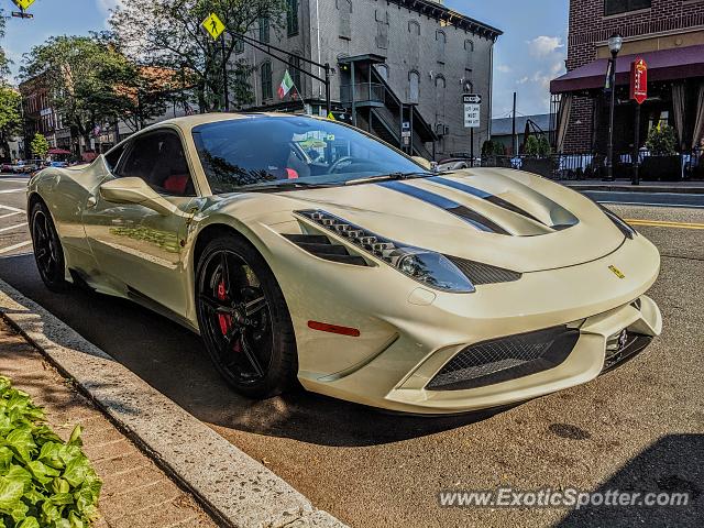 Ferrari 458 Italia spotted in Somerville, New Jersey