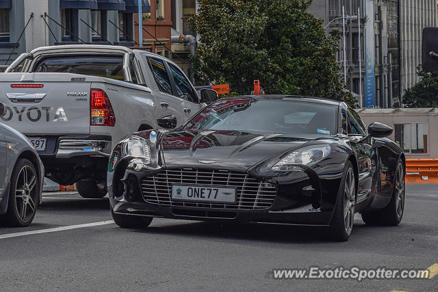 Aston Martin One-77 spotted in Auckland, New Zealand