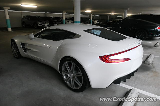 Aston Martin One-77 spotted in Monterey, California