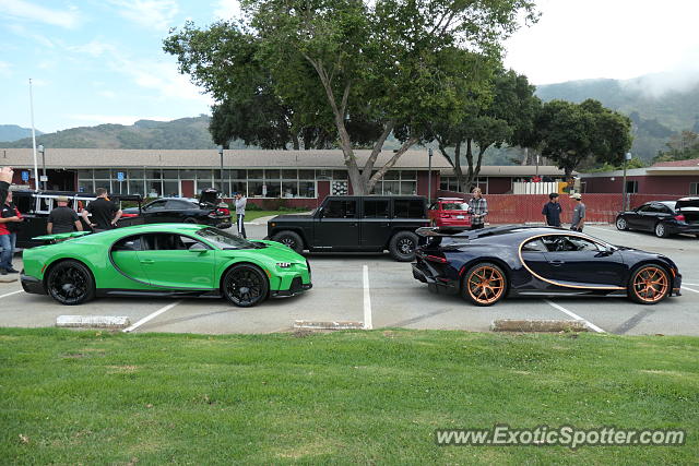 Bugatti Chiron spotted in Monterey, California