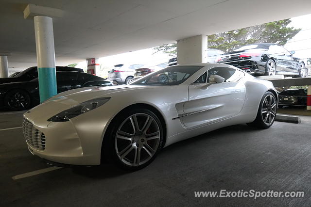 Aston Martin One-77 spotted in Monterey, California