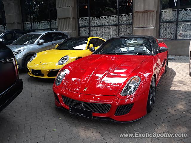 Ferrari 599GTO spotted in Jakarta, Indonesia