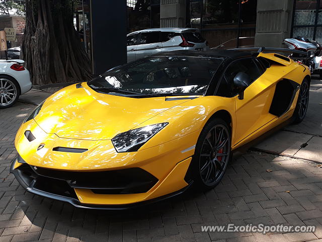 Lamborghini Aventador spotted in Jakarta, Indonesia