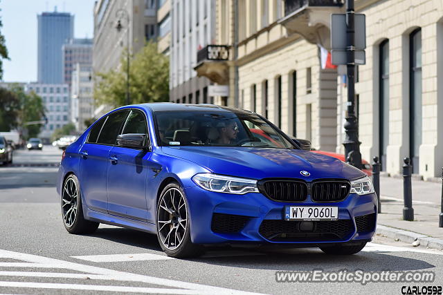 BMW M5 spotted in Warsaw, Poland