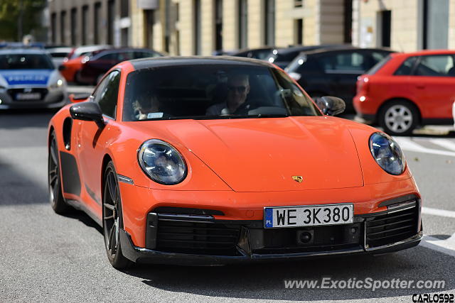 Porsche 911 Turbo spotted in Warsaw, Poland