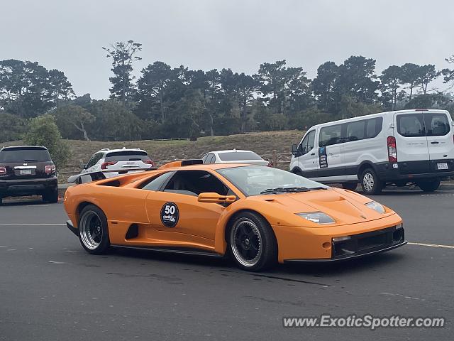 Lamborghini Diablo spotted in Pebble Beach, California