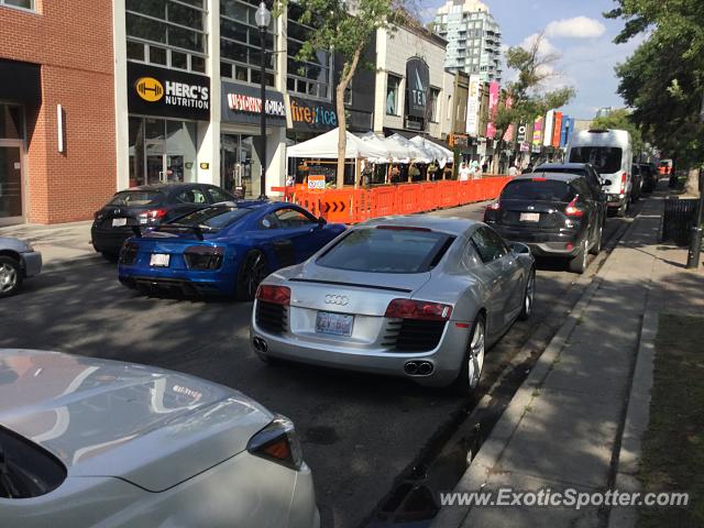 Audi R8 spotted in Calgary, Canada