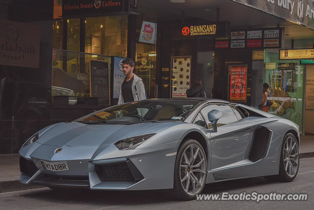 Lamborghini Aventador spotted in Auckland, New Zealand