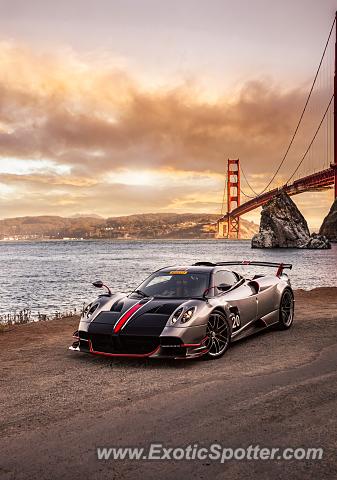 Pagani Huayra spotted in San Francisco, California