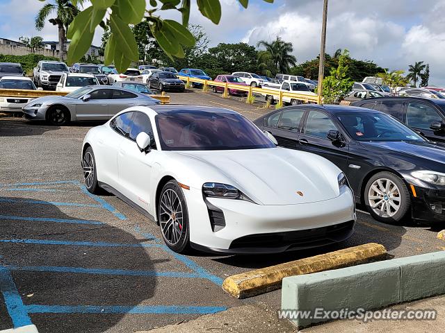 Porsche Taycan (Turbo S only) spotted in Bayamon, Puerto Rico