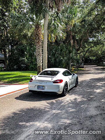 Porsche Cayman GT4 spotted in Jacksonville, Florida