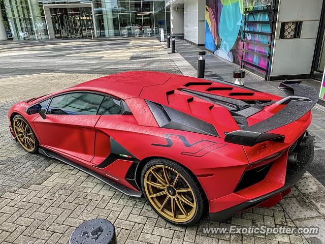 Lamborghini Aventador spotted in Atlanta, Georgia