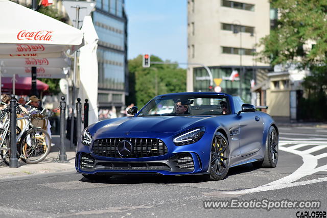 Mercedes AMG GT spotted in Warsaw, Poland