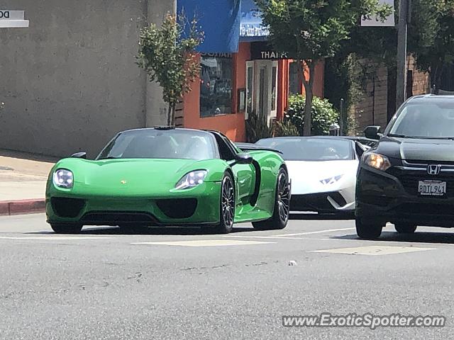 Porsche 918 Spyder spotted in Los Angeles, California