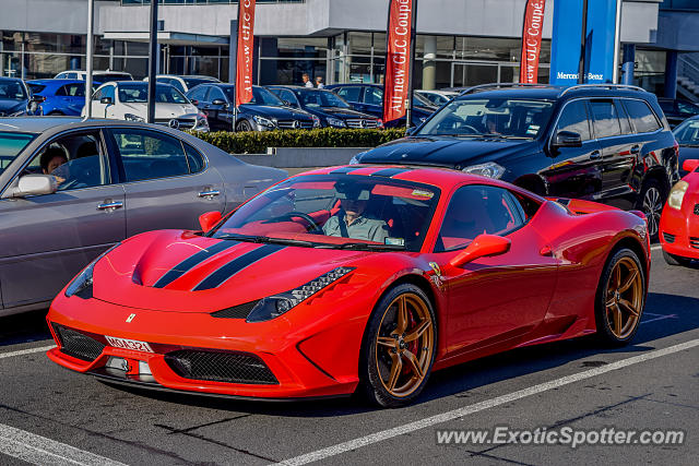 Ferrari 458 Italia spotted in Auckland, New Zealand