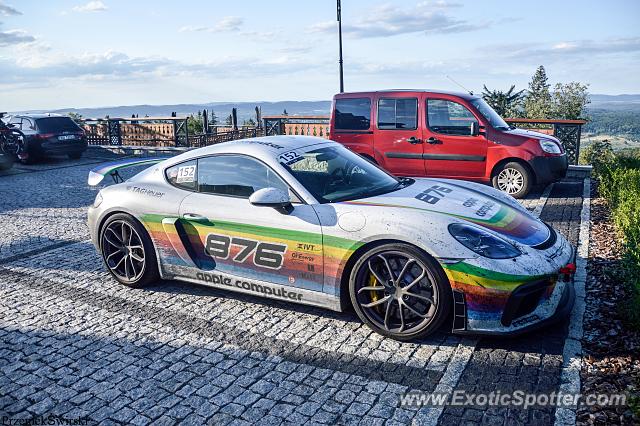 Porsche Cayman GT4 spotted in Karpacz, Poland