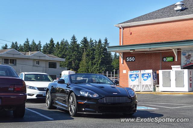 Aston Martin DBS spotted in Edmonds, Washington