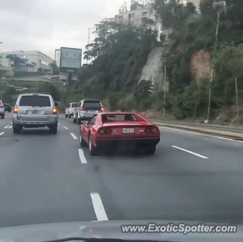 Ferrari 308 spotted in Caracas, Venezuela