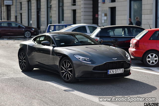 Aston Martin DB11 spotted in Warsaw, Poland