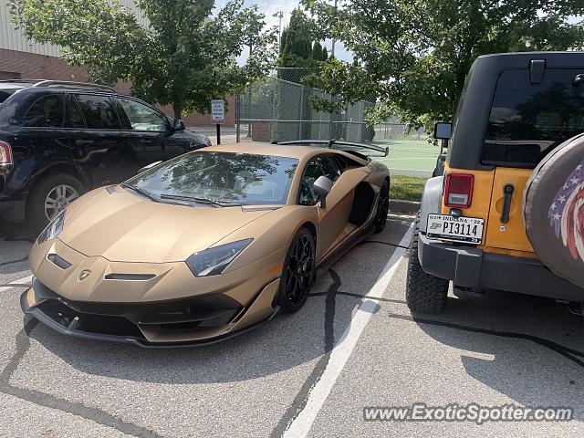 Lamborghini Aventador spotted in West Lafayette, Indiana