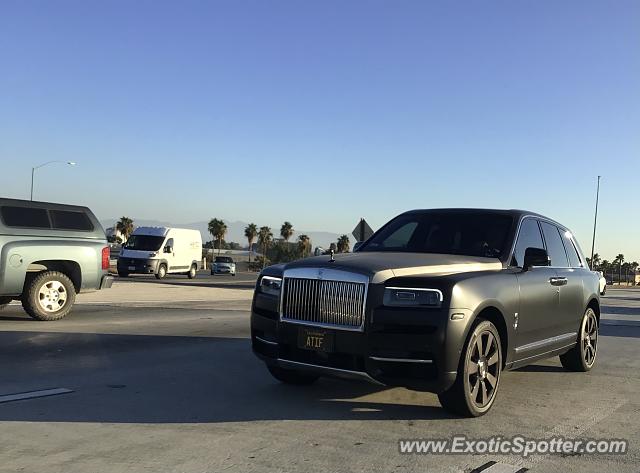 Rolls-Royce Cullinan spotted in Fontana, California