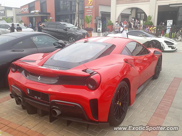 Ferrari 488 GTB spotted in Jakarta, Indonesia