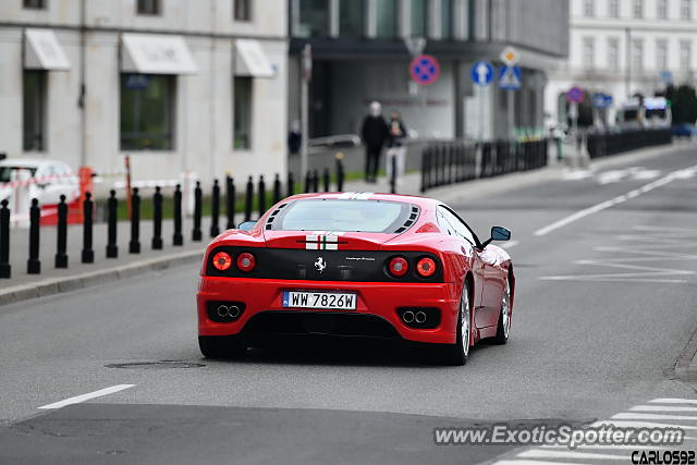 Ferrari 360 Modena spotted in Warsaw, Poland