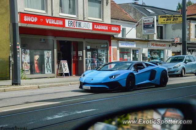 Lamborghini Aventador spotted in Dresden, Germany