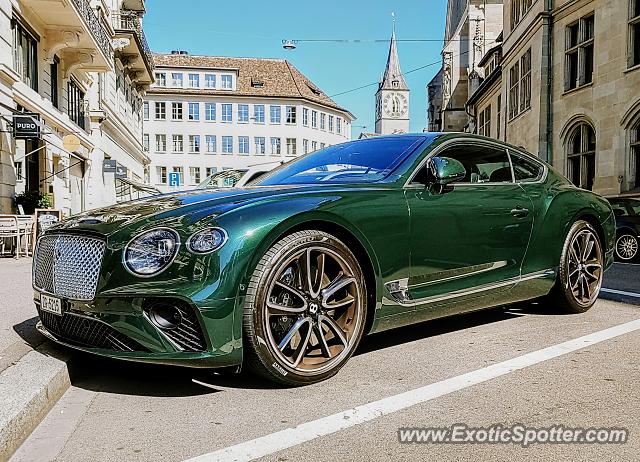 Bentley Continental spotted in Zürich, Switzerland