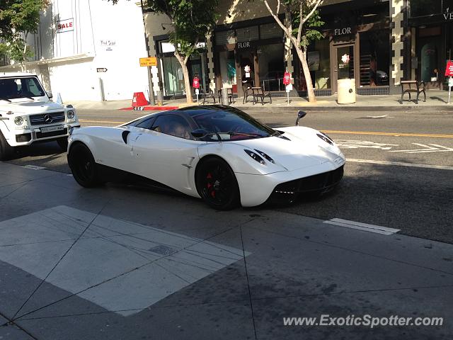 Pagani Huayra spotted in Santa Monica, California