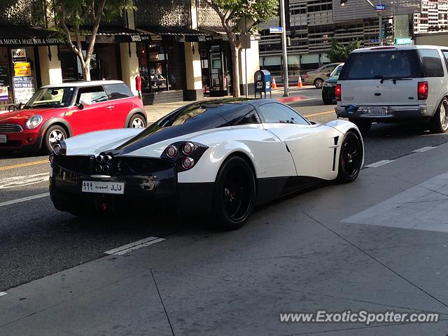 Pagani Huayra spotted in Santa Monica, California