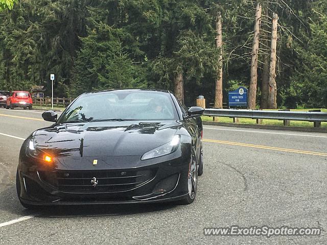 Ferrari Portofino spotted in Shoreline, Washington