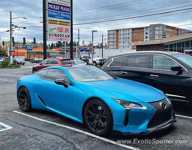 Lexus LC 500 spotted in Seattle, Washington