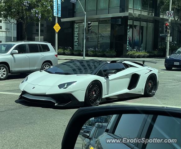 Lamborghini Aventador spotted in Westwood, California