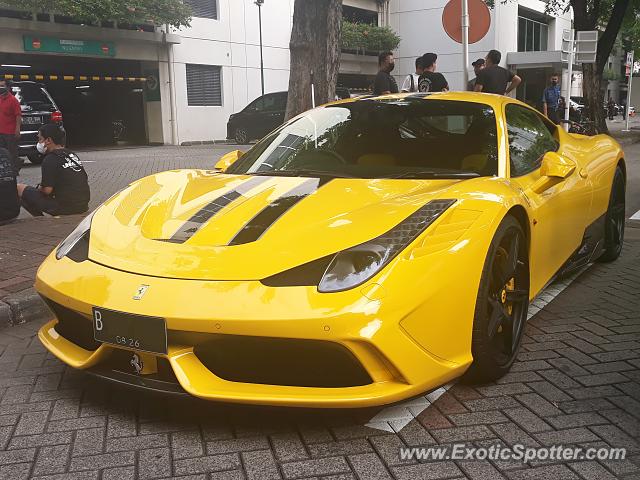 Ferrari 458 Italia spotted in Jakarta, Indonesia