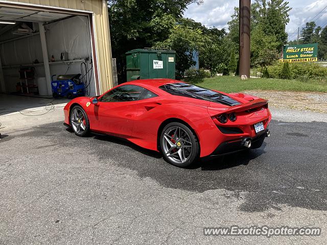 Ferrari F8 Tributo spotted in Asheville, North Carolina