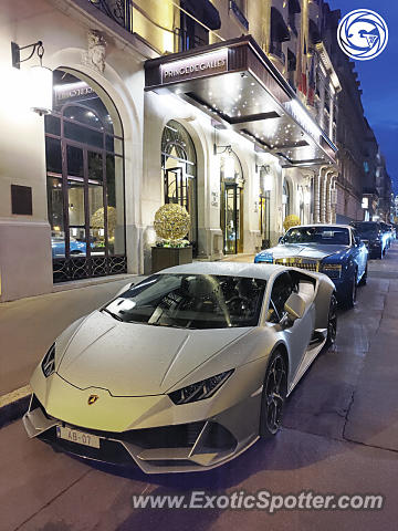 Lamborghini Huracan spotted in Paris, France