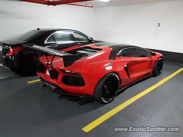 Lamborghini Aventador spotted in Toronto, Canada