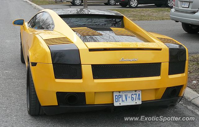 Lamborghini Gallardo spotted in Ottawa, Canada